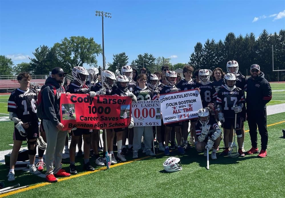  BHS Boy's Lacrosse Players Break Records